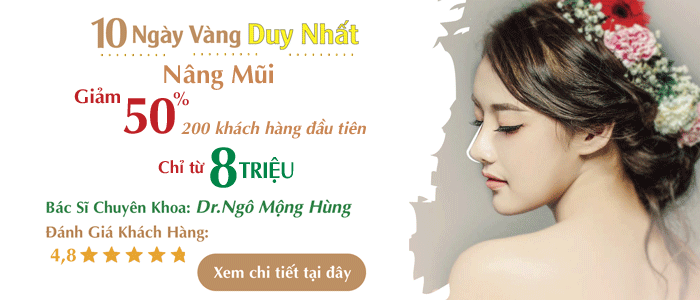 Chi phí nâng mũi đẹp tai Hà Nội Nangmui
