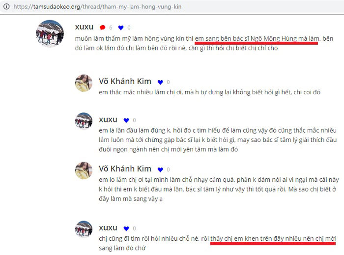 Làm hồng nhũ hoa và vùng kín tự nhiên - Đánh giá chân thật của các khách hàng 