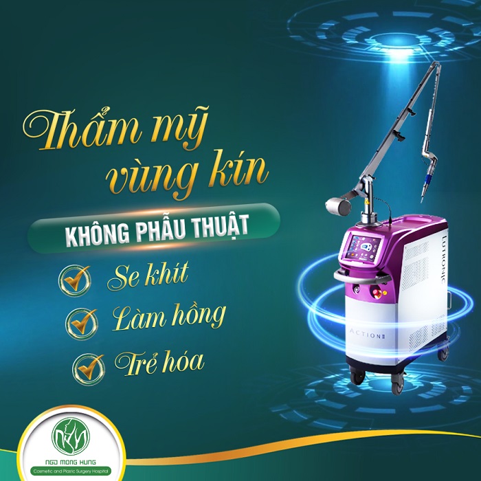 Làm hồng nhũ hoa và vùng kín tự nhiên - Các lợi ích nổi bật của công nghệ Laser 