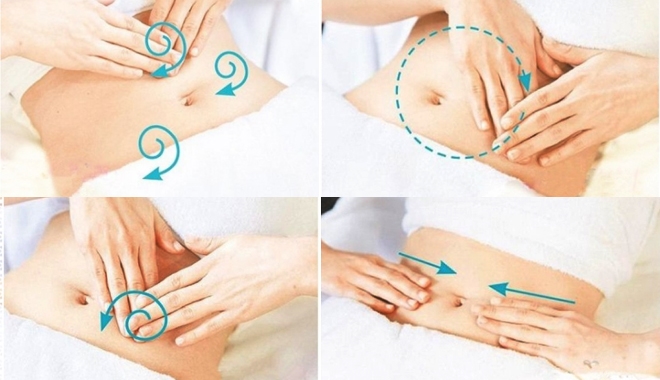 Bài tập massage giảm mỡ bụng