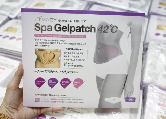 Miếng dán giảm mỡ bụng spa gel patch 42 độ c Hàn Quốc
