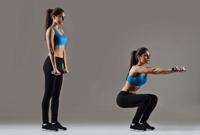 các bài tập squat giảm mỡ bụng cho nữ