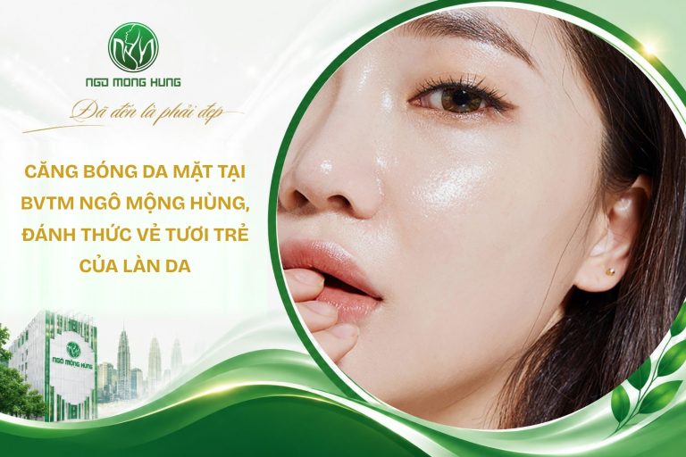 căng bóng da mặt