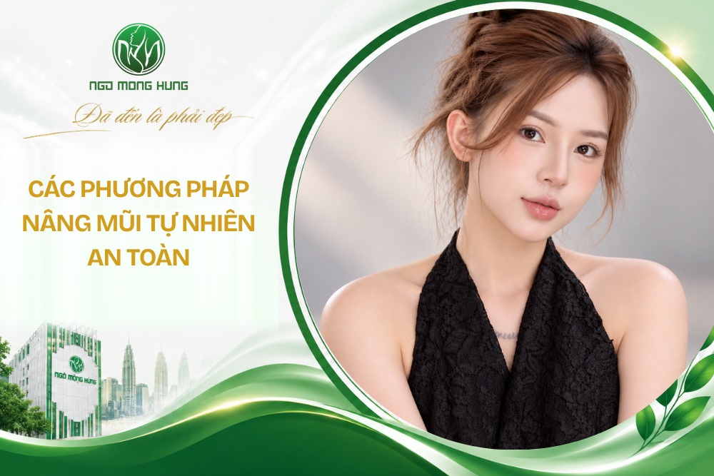 Các phương pháp nâng mũi tự nhiên, an toàn