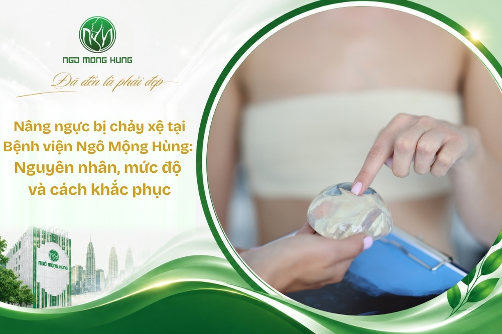 Nâng ngực bị chảy xệ tại Bệnh viện Ngô Mộng Hùng: Nguyên nhân, mức độ và cách khắc phục