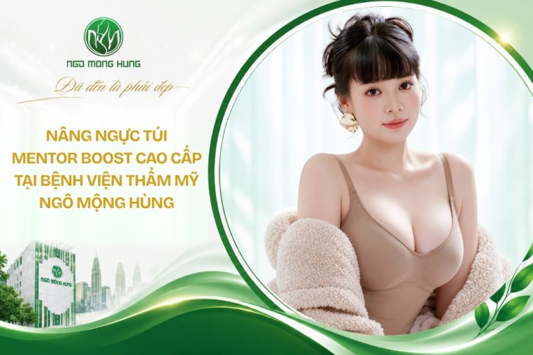 túi ngực mentor boost