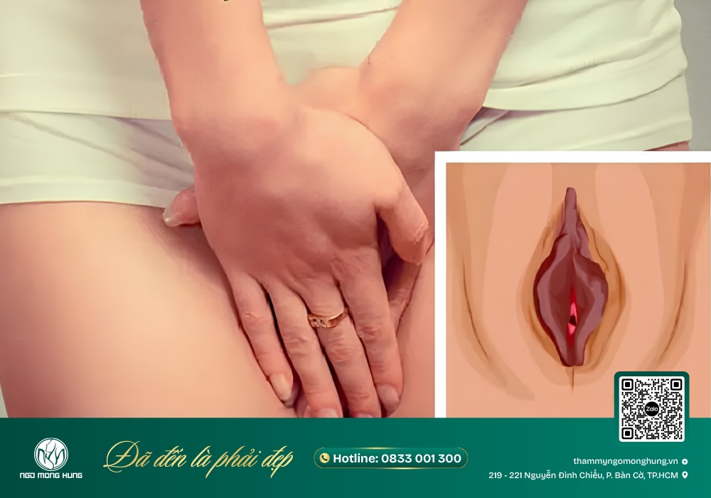 trị thâm vùng kín bằng laser